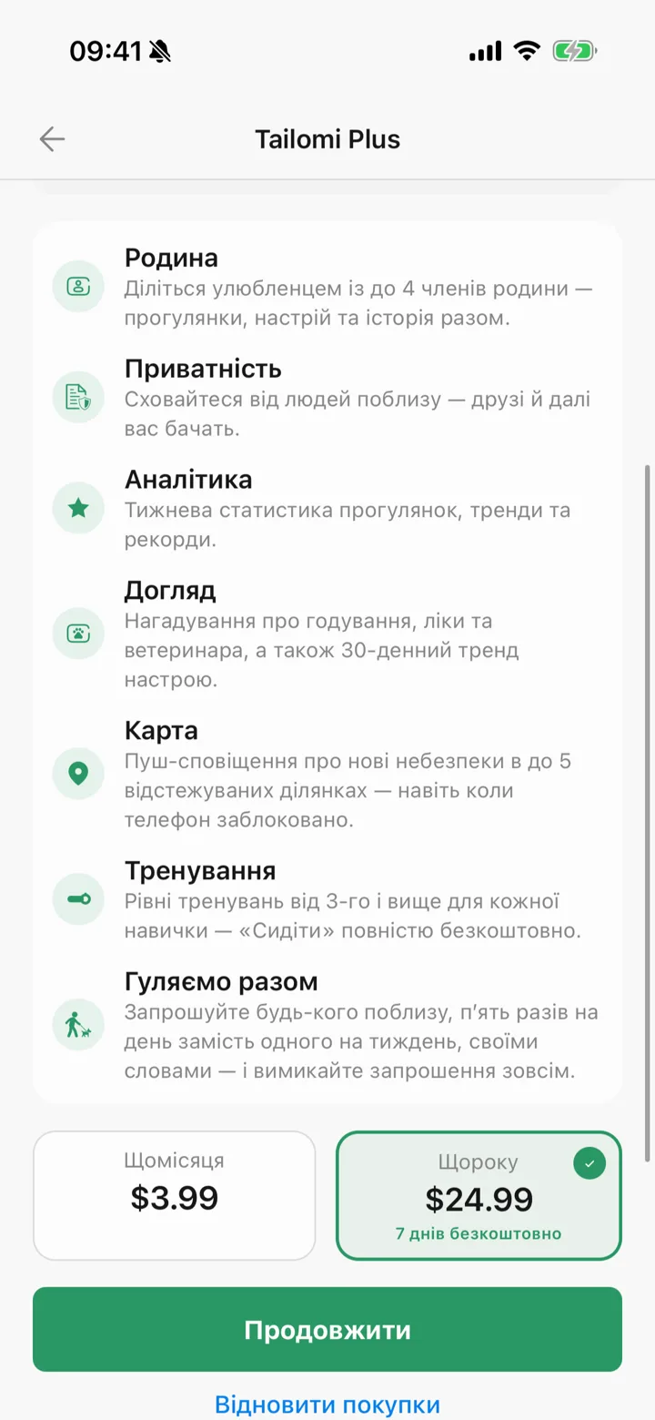 Що додає Tailomi Plus, з місячною та річною ціною