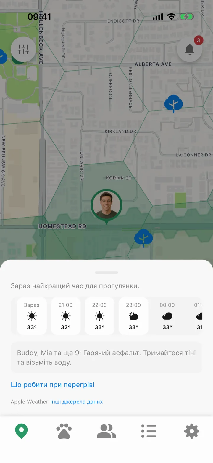 Погодний аркуш: найближчі години, що вони означають для кожного улюбленця, і марка Apple Weather